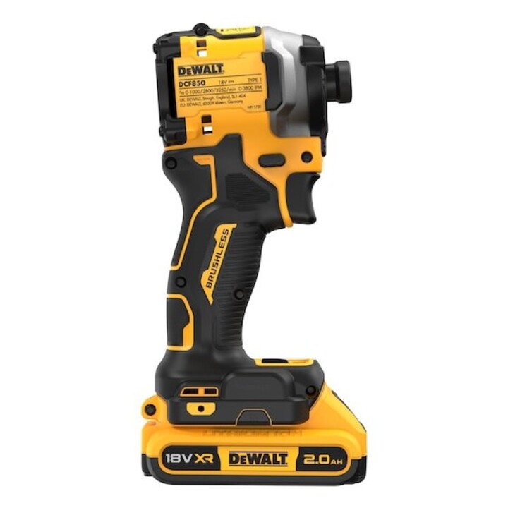 DEWALT DCF850D2T-QW impact driver 18V XR black/yellow