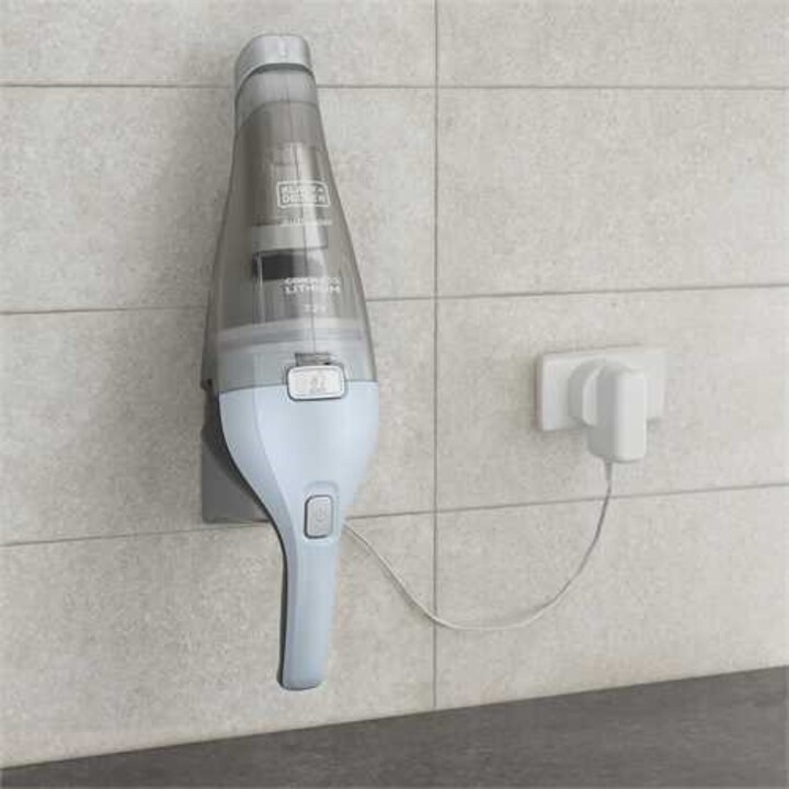 Aspirapolvere portatile Black & Decker NVC215W blu, grigio senza sacco