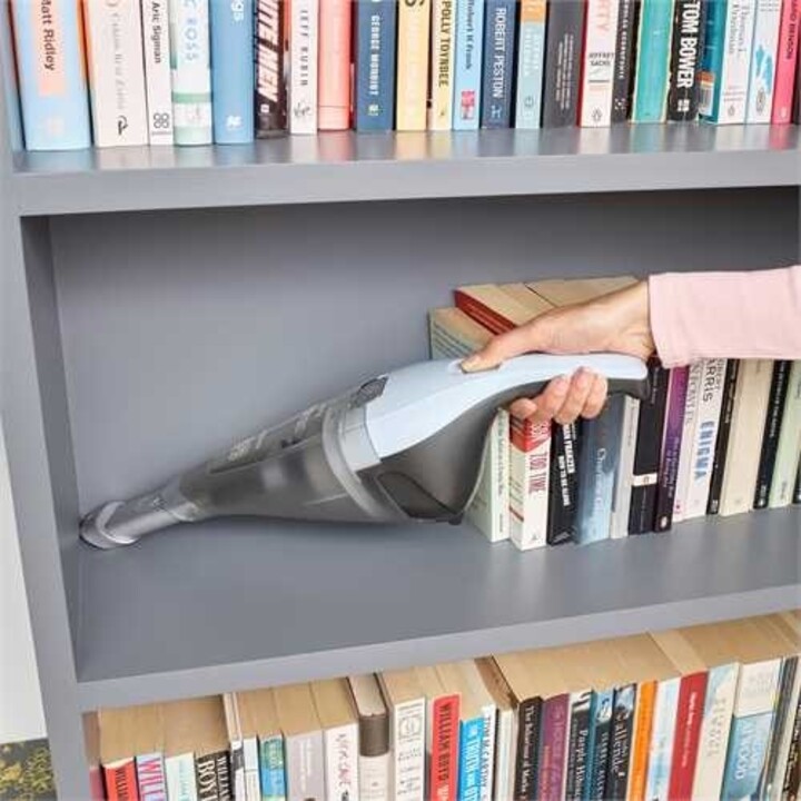 Aspirapolvere portatile Black & Decker NVC215W blu, grigio senza sacco