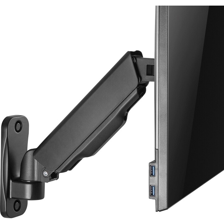 Neomounts WL70-440BL11 Monitor/Monte TV Wall 17-32 pollici, molla a gas, movimento completo, nero