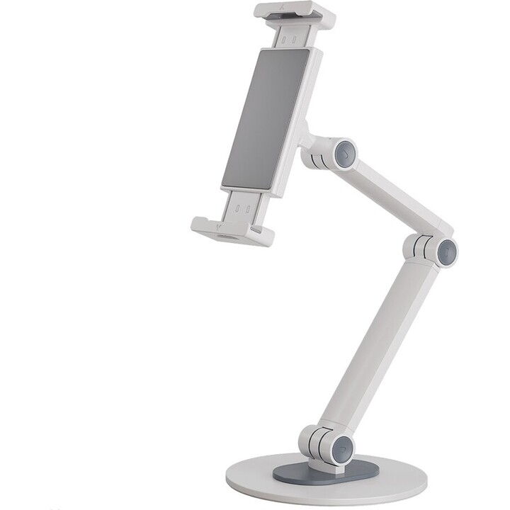 Neomounts DS15-550WH1 Tablet stand, 4.7-12.9 inch, 270° tiltable, 360° rotatable, universal, white