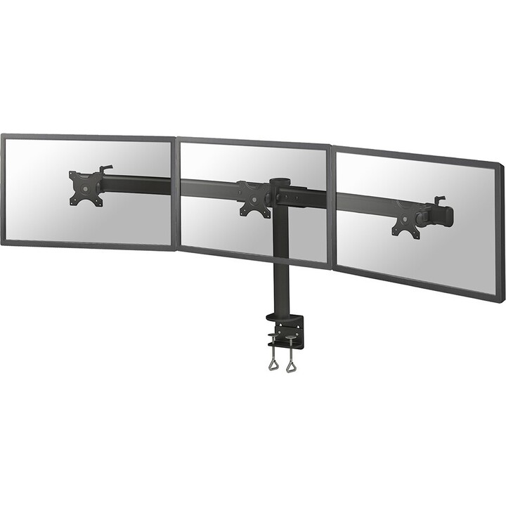 Neomounts FPMA-D700D3 Triple Monitor Arm, 10-27 Zoll, 0-8 kg/Bildschirm, Schwarz