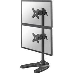 Neomounts FPMA-D700DDV Dual Monitor Stand, 10-27 Zoll, 0-6 kg/Bildschirm, vertikale Installation, Schwarz