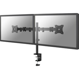 Neomounts NM-D135DBLACK Brazo para dos monitores, 10-27 pulgadas, 0-8 kg/pantalla, negro