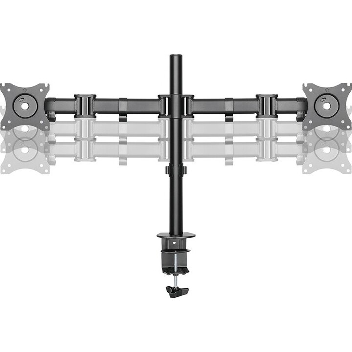 Neomounts NM-D135DBLACK Double moniteur bras, 10-27 pouces, 0-8 kg / écran, noir