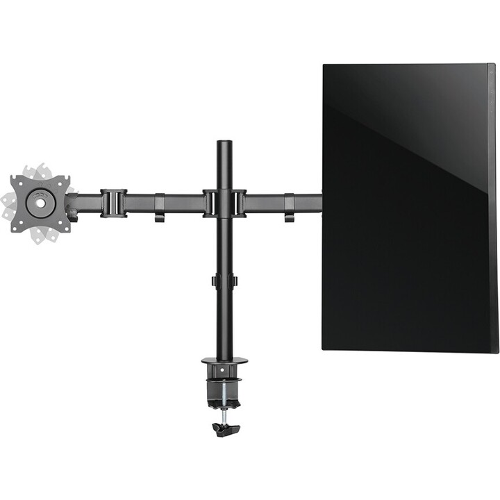 Neomounts NM-D135DBLACK Double moniteur bras, 10-27 pouces, 0-8 kg / écran, noir