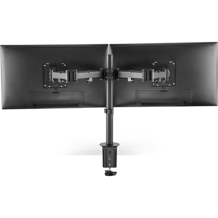 Neomounts NM-D135DBLACK Double moniteur bras, 10-27 pouces, 0-8 kg / écran, noir