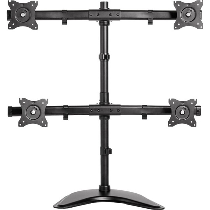 Neomounts NM-D335D4BLACK Soporte de monitor para 4 pantallas, 10-27 pulgadas, 0-8 kg/pantalla, negro