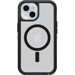OtterBox React MagSafe Apple iPhone 16e/15/14/13 Nero Cristallo - trasparente/nero
