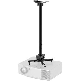 Supporto da soffitto universale per proiettore Neomounts CL25-550BL1 (max. 35 KG, distanza dal soffitto 74,5-114,5 cm, completam