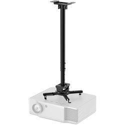 Support de plafond universel pour projecteur Neomounts CL25-550BL1 (max. 35 KG, distance plafond 74,5-114,5 cm, entièrement mobi