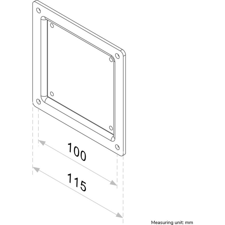 Neomounts FPMA-USA100 VESA-ADAPTER 10-30 POLEGADO, MAX 25 kg, preto
