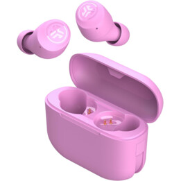 JLAB GO Air Pop - fones de ouvido Bluetooth sem fio e caixa de carregamento, rosa