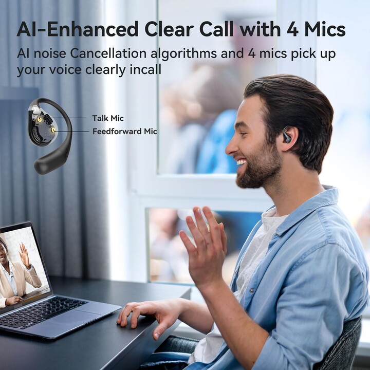 Earfun OpenJump TWS Nero - Cuffie Bluetooth