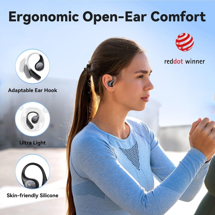 Earfun OpenJump TWS Nero - Cuffie Bluetooth