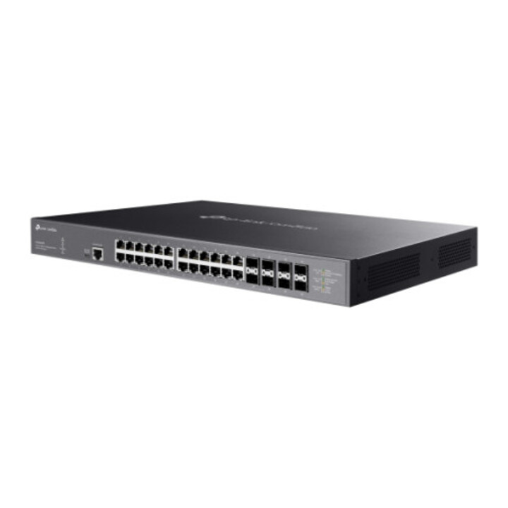 TP-Link Omada Sx3832mpp Managed Switch L2+ 10g Ethernet (100/1000/10000) Power over Ethernet (PoE) DIN-Schiene Schwarz