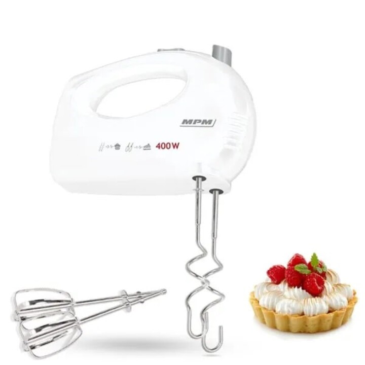 MPM MMR-25 batidora de mano blanca