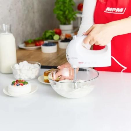 MPM MMR-25 batidora de mano blanca