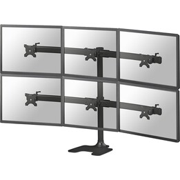Suporte para monitores Neomounts FPMA-D700DD6 para 6 ecrãs, 10-27 polegadas, 0-8 kg/ecrã, preto