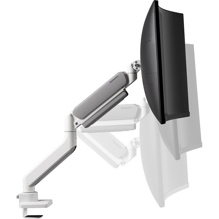 Neomounts NEXT Core DS70PLUS-450WH1 Brazo para un monitor, 17-49 pulgadas, 1-18 kg (curvo 14 kg), blanco