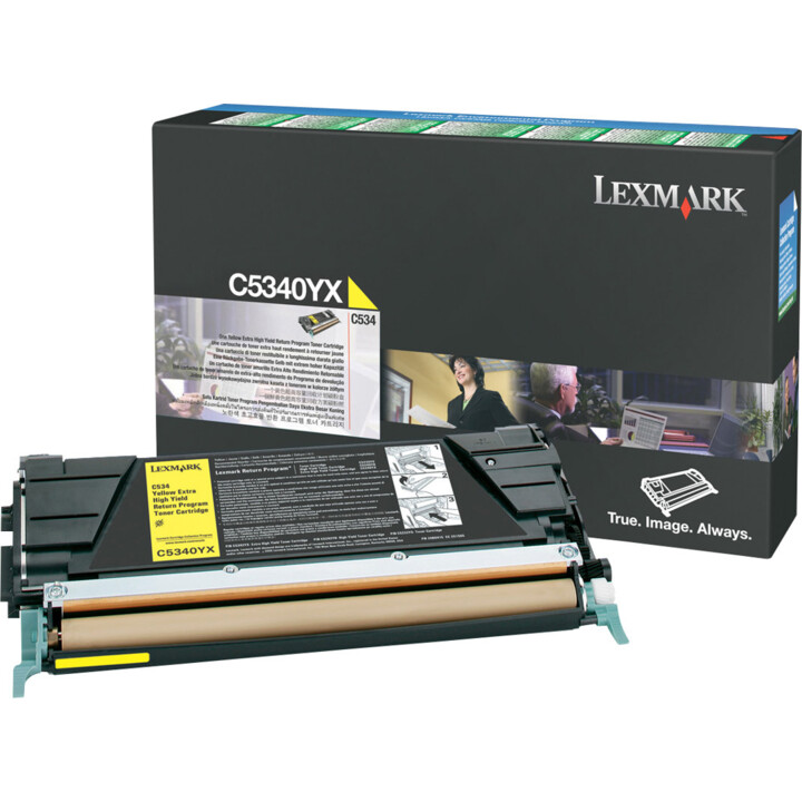 Lexmark Toner original C534 C5340yx 7000 páginas amarillo