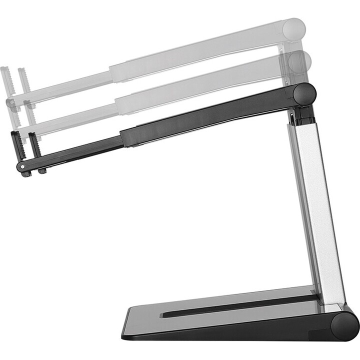 Neomounts NSLS200 suporte para portátil 10-17" ajustável dobrável compacto prateado