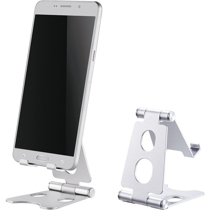 Neomounts DS10-150SL1 Telefono fino a 4,7 pollici, pieghevole, universale, argento