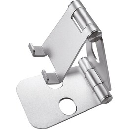 Neomounts DS10-160SL1 Phone Stand até 7 polegadas, dobrável, universal, prata