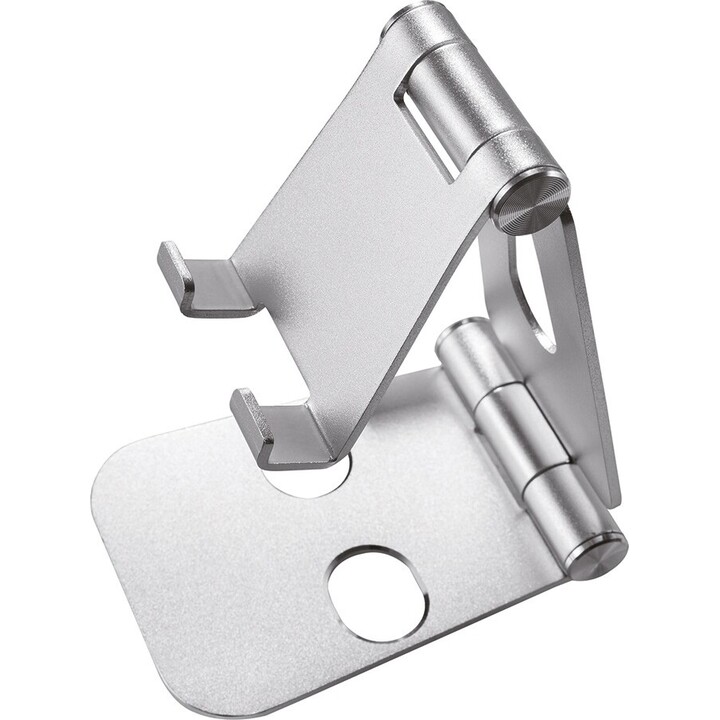 Neomounts DS10-160SL1 Phone Stand até 7 polegadas, dobrável, universal, prata