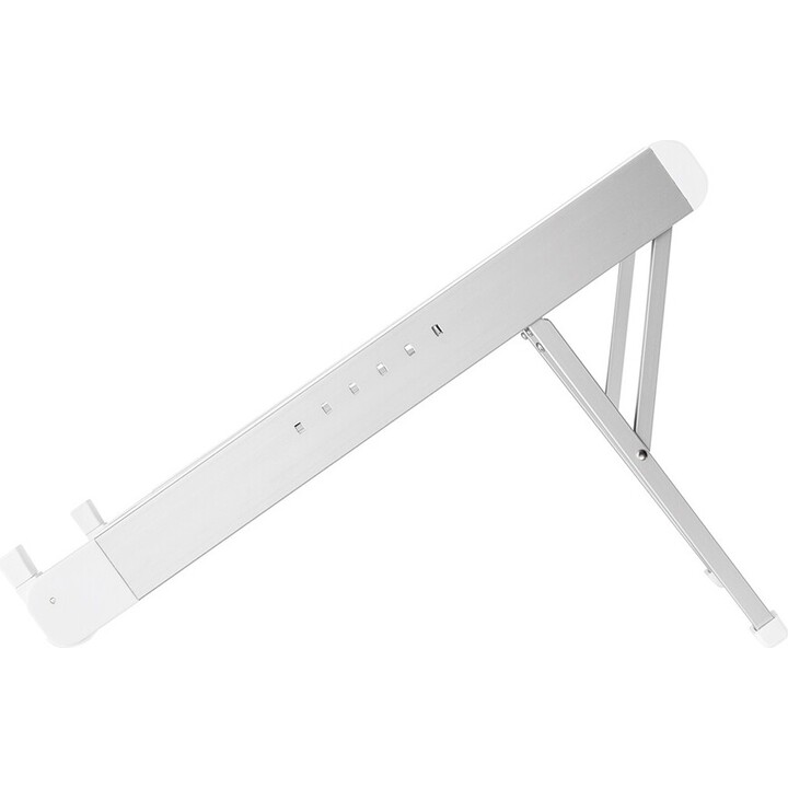 NSLS010 Laptop NSLS010, 11-17 polegadas, máximo 5 kg, 6 posições de altura, dobrável, compacto, prata
