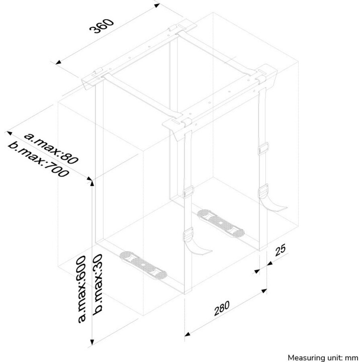 Neomounts CPU-D025BLACK CPU/PC holder, max 20 kg, universal, black