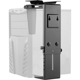 NEOMOUNTS NM-CPU100BLACK CPU / PC STRADER, max 10 kg, 360 ° rotatif, universel, noir