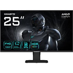 GIGABYTE GS25F2 Gaming Monitor 25" FHD - 1920 x 1080, 200Hz, 1ms, 300 cd/m², HDR 10 Display, HDMI 2.0, DisplayPort 1.4