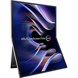 Asus Zenscreen Fold Oled Mq17qh Screen For Pc 43.9 Cm (17.3") 2560 X 1920 Pixels Quad Hd Silver