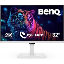 Benq Monitor Gw3290qt (9h.llhla.tbe) (q1 23) 31.5” Ips 2k Qhd Usb-c Eye-care, Speakers And Microphone With Noise Cancellatio