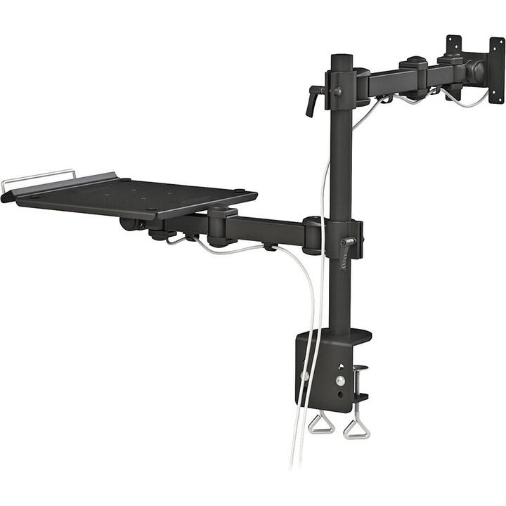 Neomounts FPMA-D960Notebook Monitor Arm com laptop titular, 10-27 polegadas, 0-10 kg, preto