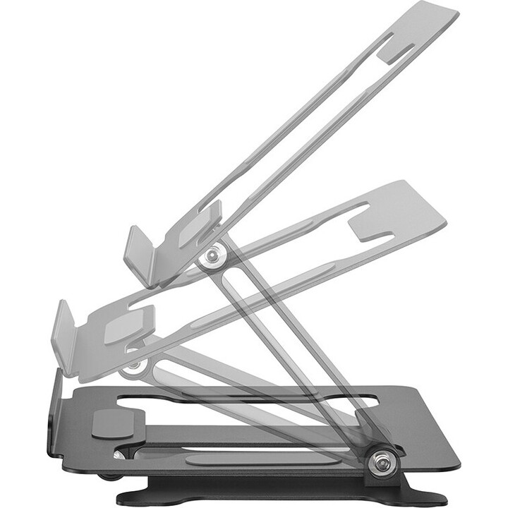 Neomounts DS20-740BL1 stand per laptop, 11-15 pollici, max 5 kg, pieghevole, compatto, universale, nero