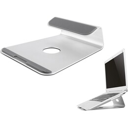 Neomounts NSLS025 Laptop Stand, 10-17 polegadas, máximo 5 kg, Universal, prata