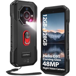 Ulefone Armor X32, 12GB + 128GB/2TB, 48MP + 20MP, Night Vision, 5.65 Inch, 5500mAh IP68, NFC, Black