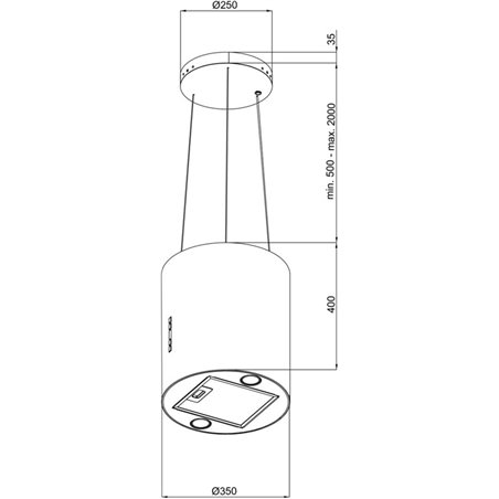 Maan Elba Campana Extractora De Cocina Pb 31 Negro