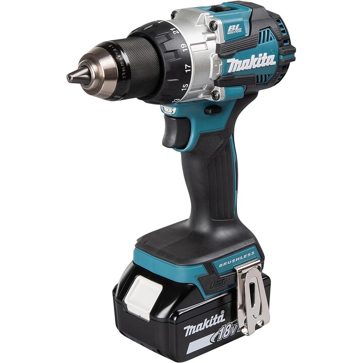 18V Lithium-Ion Cordless Hammer Driver Drill 13mm
