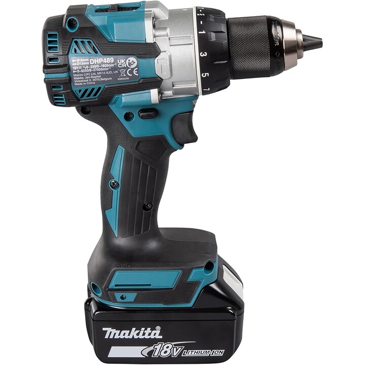 18V Lithium-Ion Cordless Hammer Driver Drill 13mm