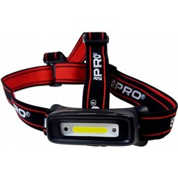 Linterna frontal LED con batería recargable e imán 300 lúmenes