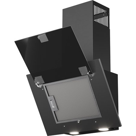 Maan hotte aspirante de cuisine Auvent vertical Pg 60 Noir mat