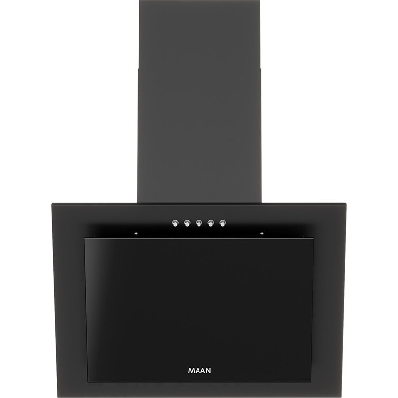 MAAN Campana extractora de cocina Toldo vertical PG 60 Negro Matte