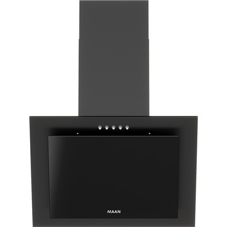 MAAN Campana extractora de cocina Toldo vertical PG 60 Negro Matte
