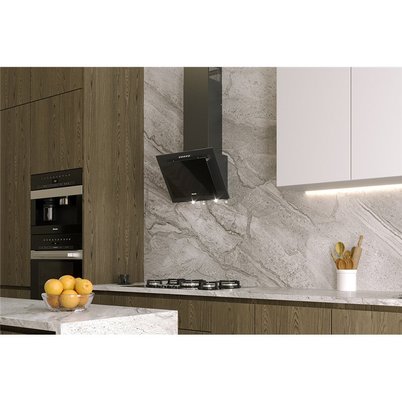 MAAN Campana extractora de cocina Toldo vertical PG 60 Negro Matte