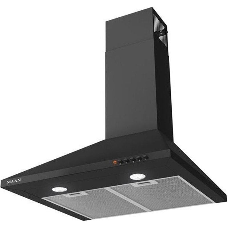 MAAN Exaustor de cozinha Vela 2 60 Parede Preto