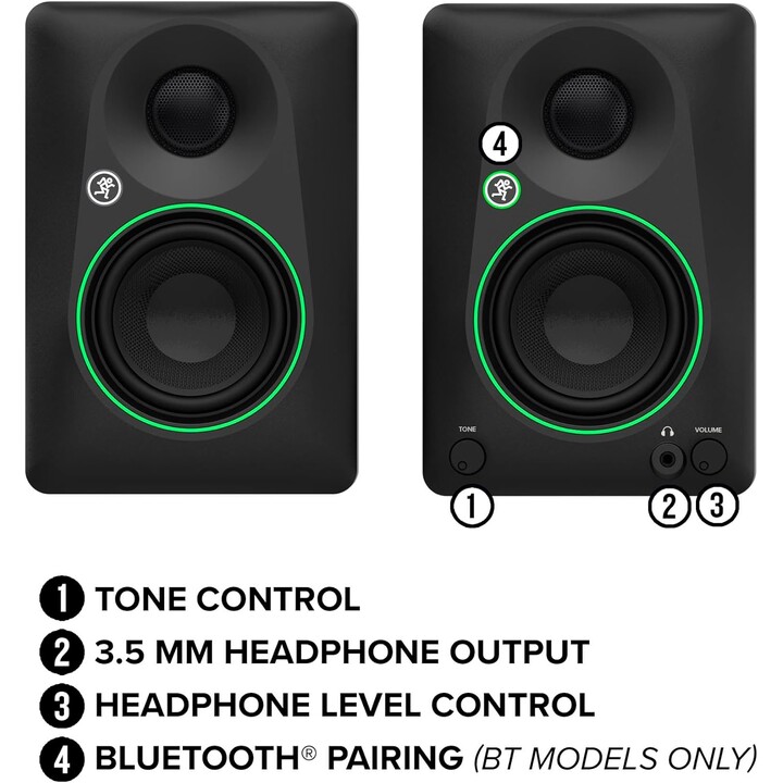 Mackie CR3.5BT Monitores de estudio Active con Bluetooth