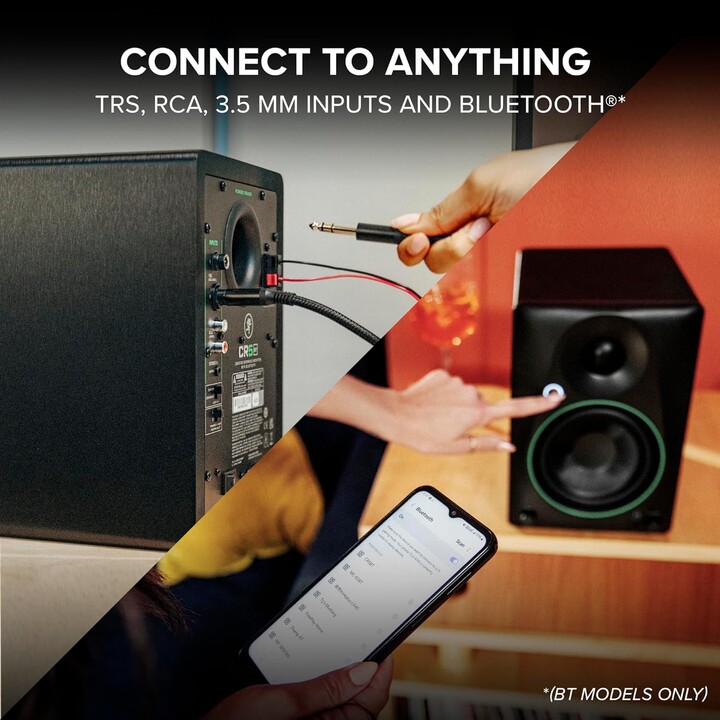 Mackie CR3.5BT Active studio monitors with Bluetooth